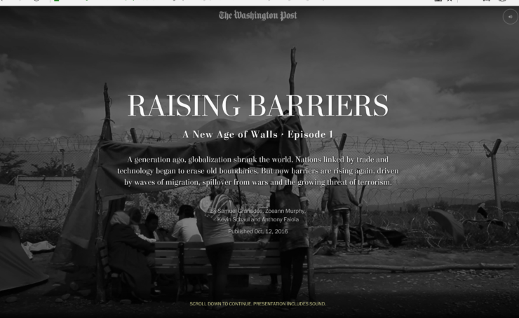 Image for The Washington Post crosses a storytelling frontier with “A New Age of Walls”