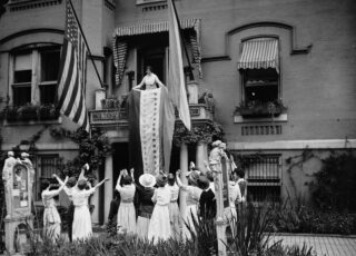 Two veteran newswomen learn podcasting to retell the story of women's suffrage