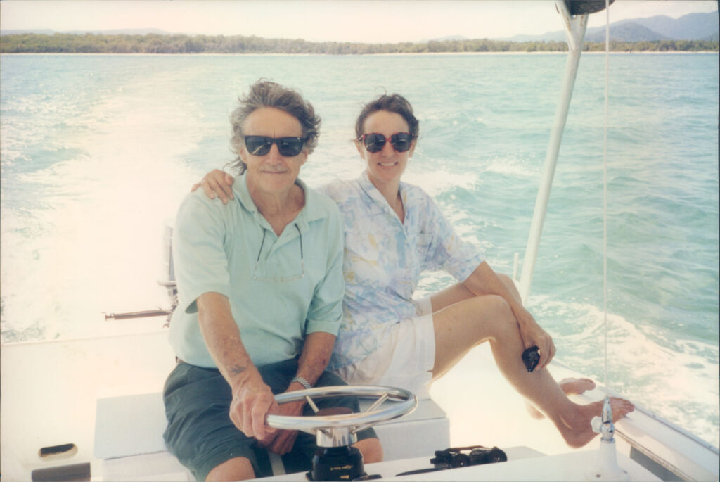 Lafferty and his wife, Janet, in 2000.