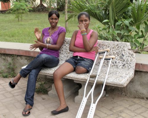 2010 Haiti earthquake survivors Falone Maxi and Mica Joseph