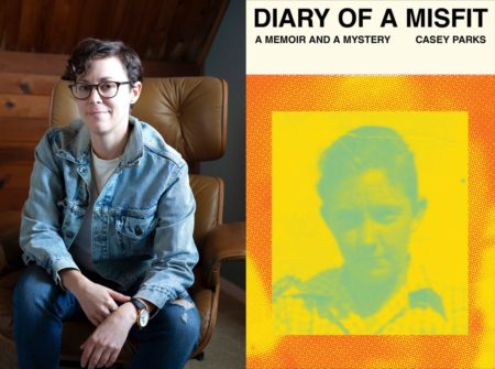 Author Casey Parks and her book "Diary of a Misfit"