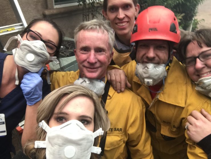 Image for A “final” phone call from the wildfires inspires an unusual, intimate story written under the fire of deadline