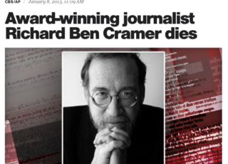 What he gave: Richard Ben Cramer