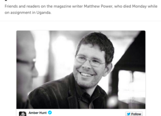 Remembering Matthew Power