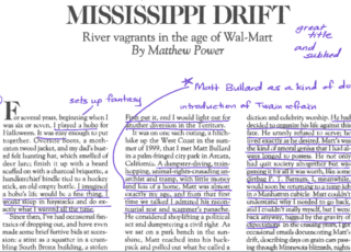 "Why's this so good?" No. 89: Matthew Power and 'Mississippi Drift'