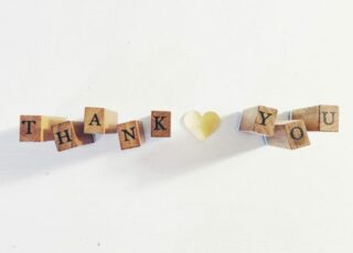 The power of a note, especially one that says 'thank you'