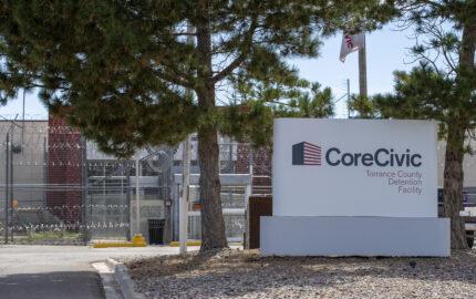 Image for Behind the Scenes: Bloomberg examines a private detention center and a town ‘Addicted to ICE’