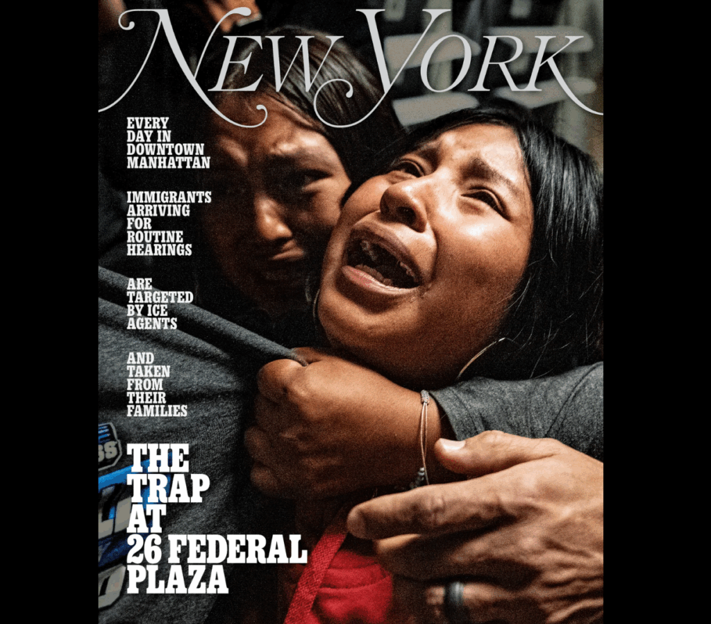 New York magazine cover. Photo by Stephanie Keith