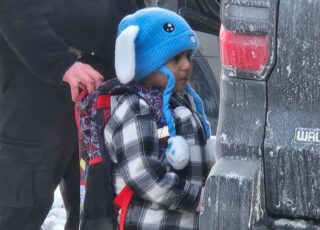 Holding up our phones as a mirror