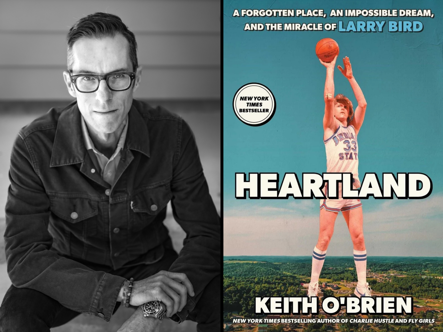 Image for Finding the narrative in small-town libraries and bars: How Keith O’Brien told the origin story of Larry Bird