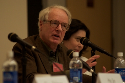 Adam Hochschild at 2010 BU narrative conference (Melissa Jay, Boston University)