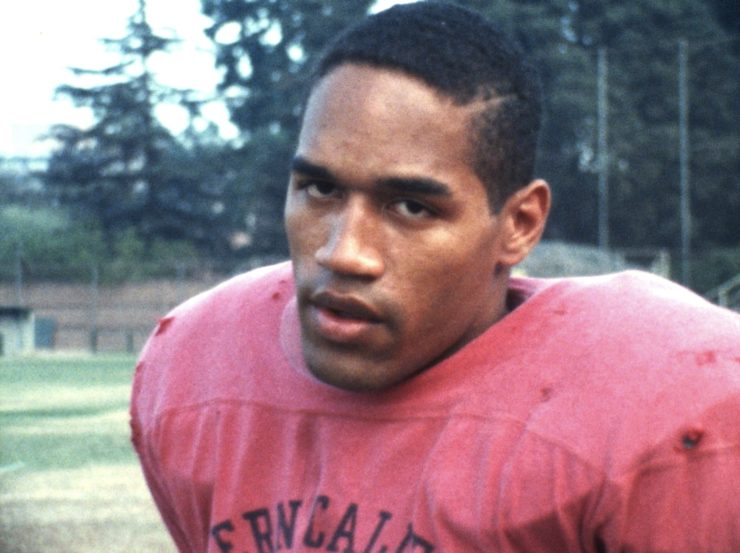 O.J. Simpson during his years playing football at USC.