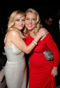 Actress Reese Witherspoon and Cheryl Strayed at the 2015 Golden Globes.