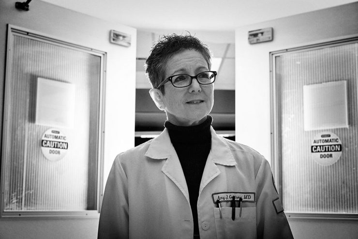 Dr. Amy Goldberg has been a trauma surgeon for 30 years.