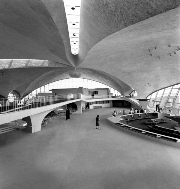You've had dreams about air terminals being this empty, haven't you? Here, the terminal formerly known as the TWA Terminal at the airport formerly known as Idlewild. 
