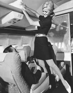 Back in the day when flight attendants were called stewardesses. 