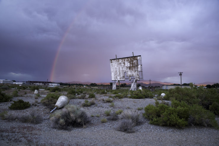 Abandoned Sage Crest Drive-In, Yerington, Nevada.