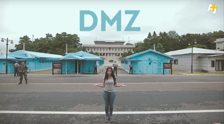 A moment from Dena Takruri's episode from the DMZ.