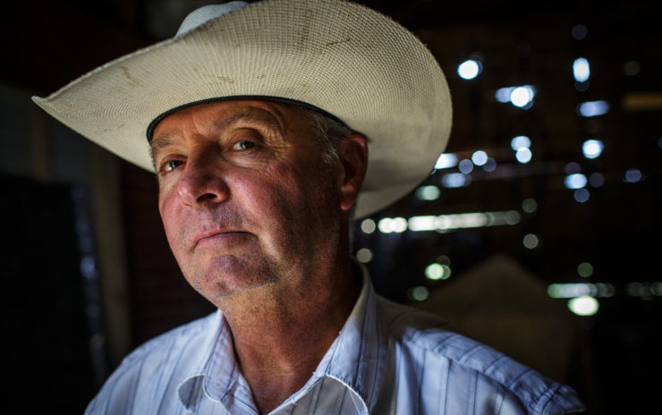 Soybean farmer Rick Hammond allowed remarkable access to his family farm.
