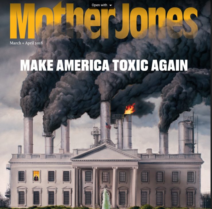 A Mother Jones cover.