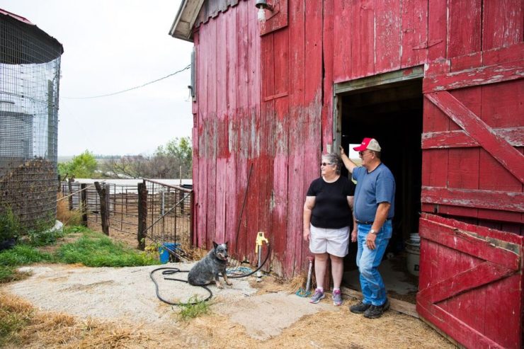 Kansas farmers Joyce and Blaske