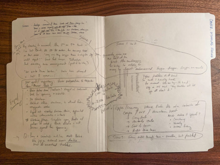A story map for Kim Cross' essay on fly fishing