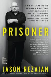 Washington Post correspondent Jason Rezaian's biography of his time in an Iranian prison was published this week by HarperCollins.