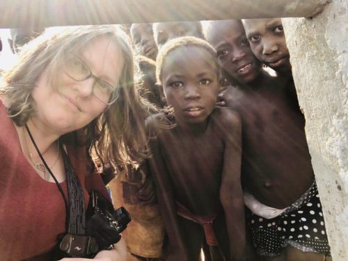 Kelley Benham French on assignment in Angola