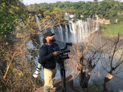 Visual journalist Jarad Henderson in Angola