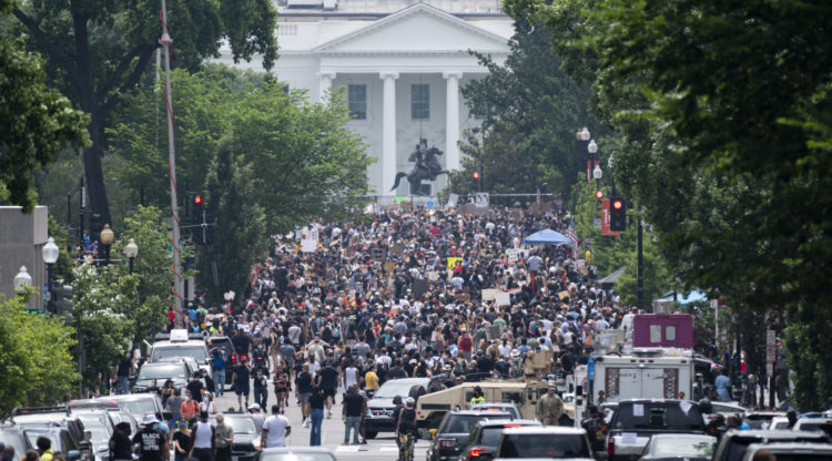 Racial justice demonstrations on June 6 in Washington D.C.