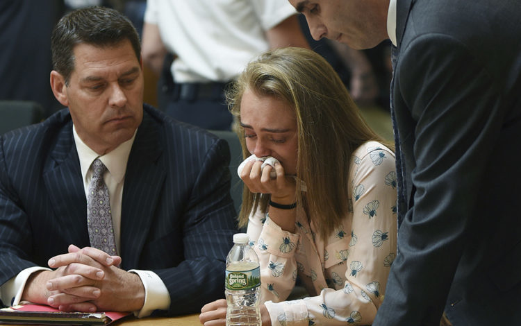 Michelle Carter, found guilty of involuntary manslaughter in the suicide death of her boyfriend