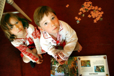 Two of the last Romanian children adopted to U.S. families in 2004 before restrictions took effect