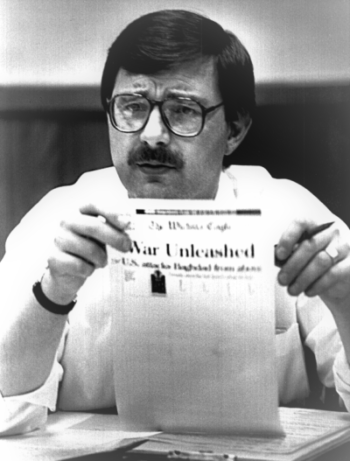 Steven A. Smith in 1991 as managing editor of the Wichita Eagle