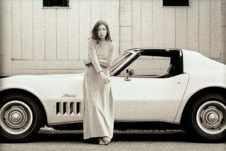 Joan Didion in an iconic photo from the 1960s