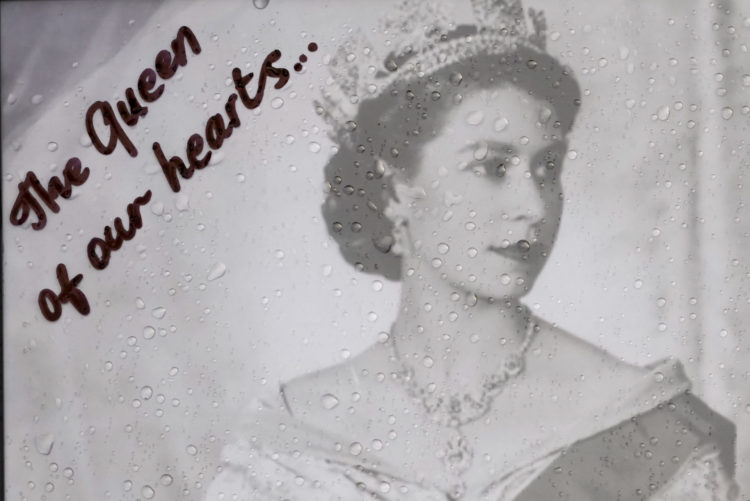 A photograph of young Queen Elizabeth II