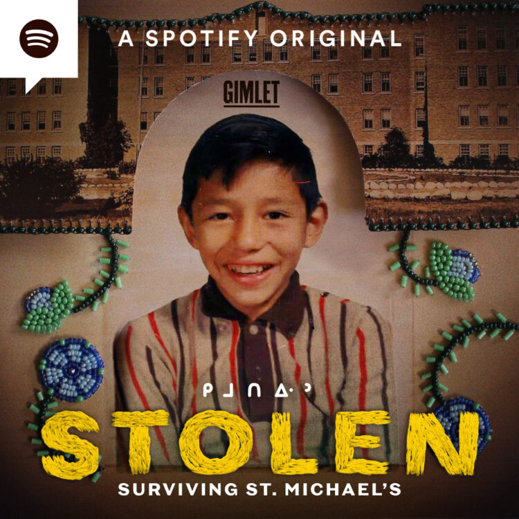 Home page of the podcast "Stolen"