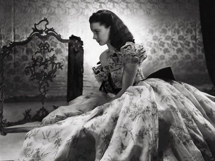 Vivien Leigh as Scarlett O'Hara in "Gone With The Wind"