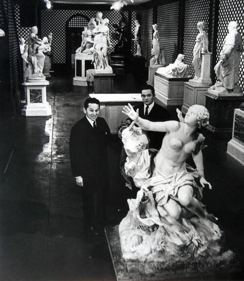 Some of the famous sculptures displayed out of public view at an old firehouse in 1965 purchased by the Wildenstein's New York art-dealing dynasty