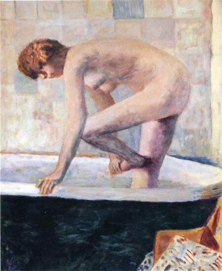 1924 painting "Nude Washington Feet in a Bathrub" by Pierre Bonnard